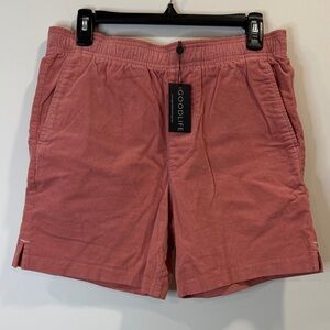 Goodlife Men's Dusty Rose Flat Front Shorts